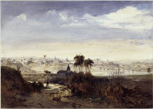 Ansicht von São Paulo von Eduard Hildebrandt
