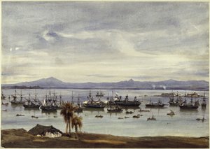 Panorama von Rio de Janeiro von Eduard Hildebrandt