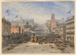 Straße in San Francisco von Eduard Hildebrandt