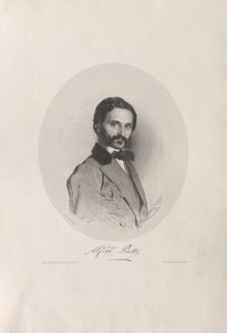 Porträt des Cellisten und Komponisten Alfredo Piatti 1822-1901, 1858