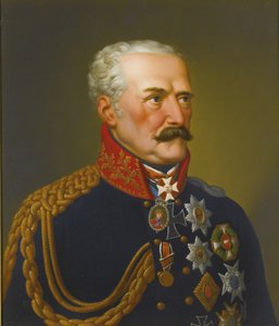Porträt von Gebhard Leberecht von Blücher, Fürst von Wahlstatt 1742-1819 von Eduard Ströhling