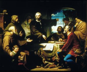 Christoph Kolumbus im Kloster La Rábida