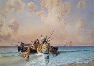 Zurück vom Fischen, von Eduardo Dalbono von Eduardo Dalbono