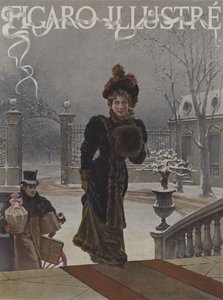 Pour les Bebes (Für die Babys). Titelblatt von Le Figaro Illustre, Januar 1893 von Eduardo Tofano