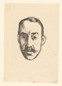 Porträt von Henry van de Velde von Edvard Munch (signed by artist)