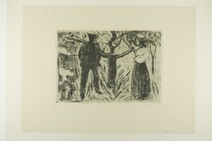 Adam und Eva von Edvard Munch