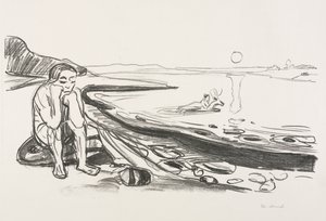Alpha und Omega: Omegas Flucht von Edvard Munch