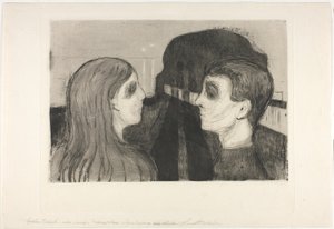 Anziehung II von Edvard Munch