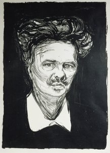 August Strindberg von Edvard Munch