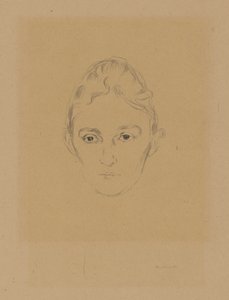 Aus der Mappe "Aus dem Hause Max Linde": Marie Linde von Edvard Munch