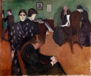 Tod im Krankenzimmer von Edvard Munch