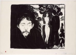 Eifersucht II (groß) von Edvard Munch