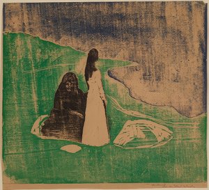 Frauen am Meeresufer von Edvard Munch