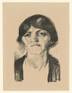 Frauenkopf von Edvard Munch