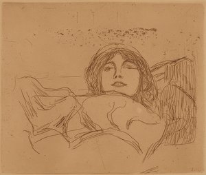 Junge Frau von Edvard Munch