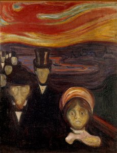 Die Angst von Edvard Munch