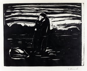 Der Kuss auf dem Feld von Edvard Munch