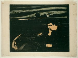 Melancholie III von Edvard Munch