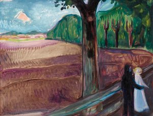 Sommernacht von Edvard Munch
