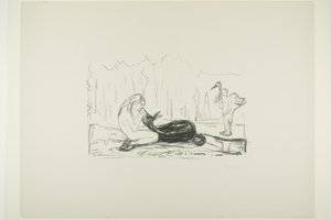 Omega und der Hirsch von Edvard Munch