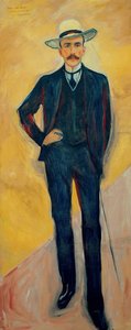 Porträt von Harry Graf Kessler 1868-1937, 1906 von Edvard Munch