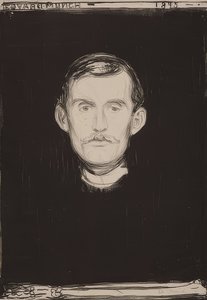 Selbstbildnis von Edvard Munch