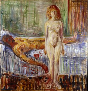 Der Tod von Marat II von Edvard Munch