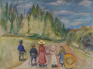 Der Märchenwald von Edvard Munch