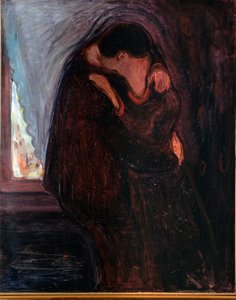 Der Kuss von Edvard Munch