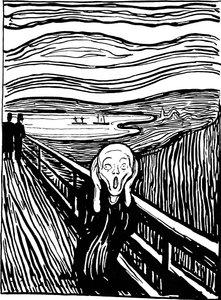 Der Schrei, 1895 von Edvard Munch
