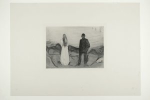 Zwei Menschen. Die Einsamen von Edvard Munch