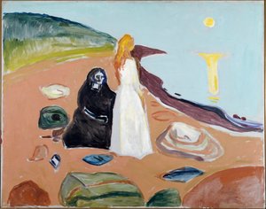 Zwei Frauen am Strand