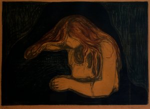 Vampir (Vampir II) von Edvard Munch