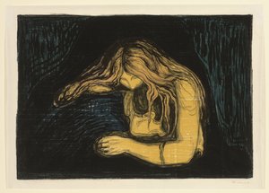 Vampir II, ca. 1895-1902 von Edvard Munch