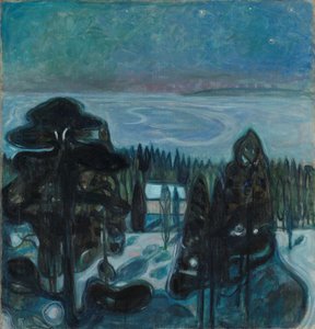 Weiße Nacht von Edvard Munch