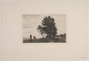 Abend vor einem Bauernhof von Edvard Petersen