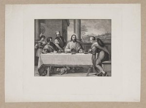 Christus in Emmaus von Edvard Sonne