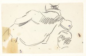 Figurenstudie für das Langelinie-Bild von Edvard Weie