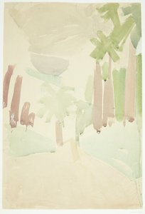 Landschaft mit Palmen, Südfrankreich von Edvard Weie