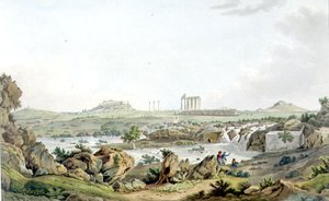Der Tempel des Jupiter Olympios und der Fluss Ilissos, Tafel 30 aus Teil 5 von 