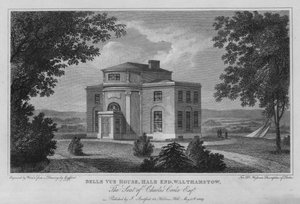 Belle Vue House, Hale End, Walthamstow, der Sitz von Charles Cooke von Edward (after) Gyfford