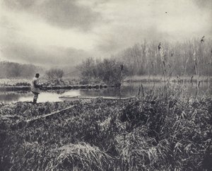 Ein Januarabend am Test von Edward Alfred Barton