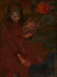 Holz sammeln von Edward Atkinson Hornel