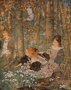 Das Kommen des Frühlings, 1899, um 1930 von Edward Atkinson Hornel
