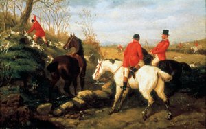 Fuchsjagd, späte 19. Jahrhundert von Edward Benjamin Herberte