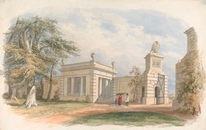 Entwurf für ein Parktor von Edward Blore