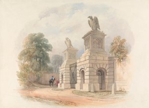 Entwurf für ein Parktor von Edward Blore