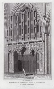 Denkmal von Humphrey, Herzog von Gloucester, in der St. Albans Abbey Church von Edward Blore