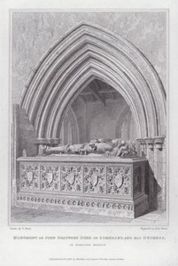 Denkmal von John Beaufort, Herzog von Somerset, und seiner Herzogin, in Wimborne Minster von Edward Blore