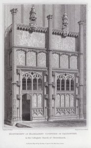 Denkmal von Margaret, Gräfin von Salisbury, in der Kollegiatkirche von Christchurch von Edward Blore